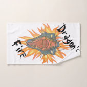 Le feu du dragon (Serviette à main)