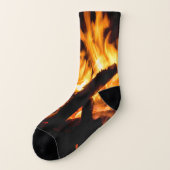 Le feu épique flambe des chaussettes de photo (Gauche - extérieur)