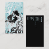 Le feu noir - carte de visite (Devant / Derrière)