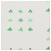 Le feuille de trèfle a peigné le tissu de coton (Fermer)