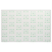 Le feuille de trèfle a peigné le tissu de coton (Fat Quarter)
