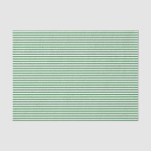 Le filet vert barre le papier de soie de soie