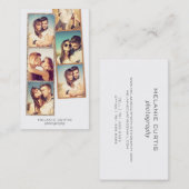 Le film de cabine de photo dépouille le carte de (Devant / Derrière)