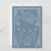 Le Fils | Invitation Baby shower Tarot (Devant)