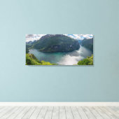 Le fjord complet en toile panoramique (Insitu (Plancher de Bois))