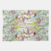 Le fleur sauvage botanique fleurit la serviette de (Horizontal)