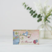 Le Fleuriste Carte de visite (Debout devant)