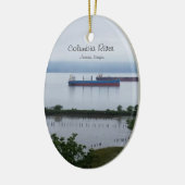 Le fleuve Columbia en ornement d'Astoria Orégon (Gauche)