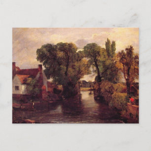 Le flux de moulage par John Constable Carte postal