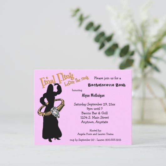 Le Flux Final Devant Les Invitations Du Parti Ring (Debout devant)