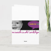 Le "fond carte de Valentine de mon coeur" (Dos)