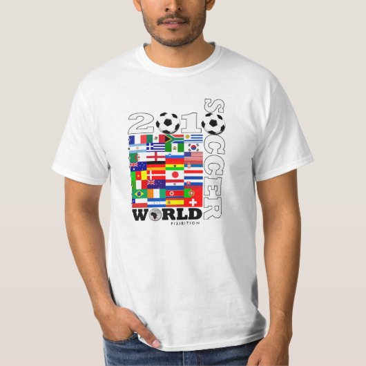 Le football 2010 de T-shirt de coupe du monde (Devant)