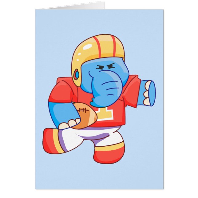 Le football bleu d'éléphant de Lil (Devant)