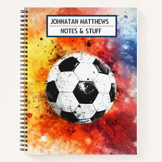 Le Football De Retour Au Carnet Scolaire (Devant)