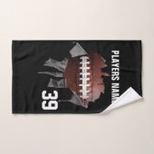 Le football déchiré (Serviette à main)