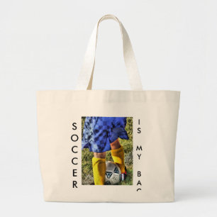 "LE FOOTBALL EST MON SAC" Sac en toile