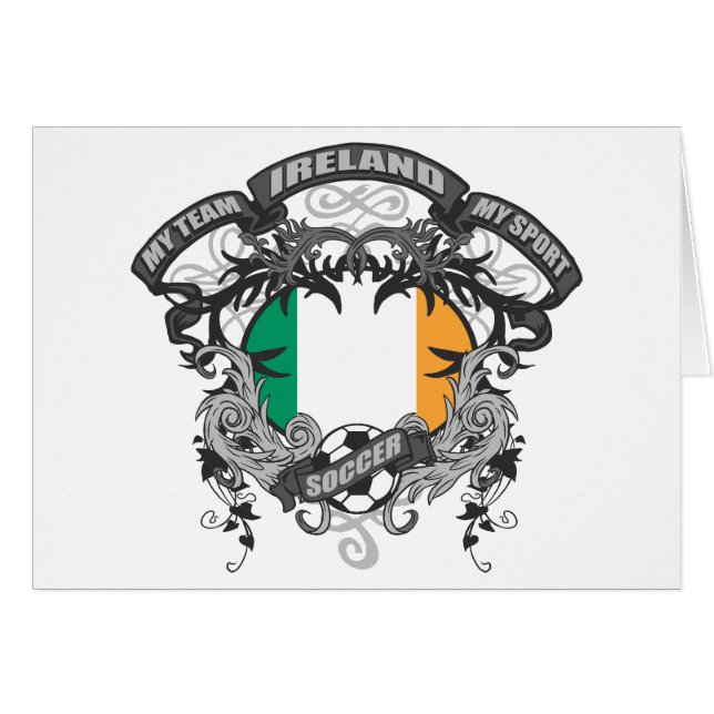 Le football Irlande (Devant horizontal)