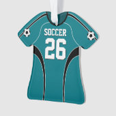 Le football Jersey turquoise léger (devant)