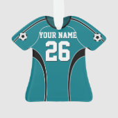 Le football Jersey turquoise léger (dos)
