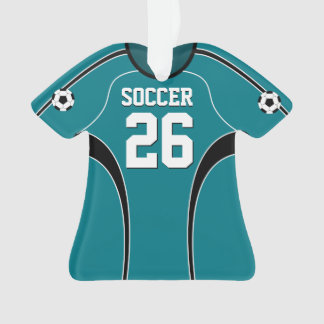 Le football Jersey turquoise léger
