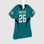 Le football Jersey turquoise léger (devant)