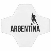 Le footballeur du drapeau argentin utilise point c (Plat)