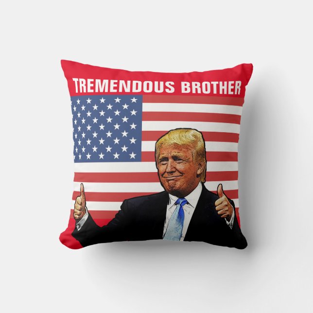 LE FRÈRE DONALD TRUMP COUSSIN POUR UN FRÈRE ÉNORME (Recto)