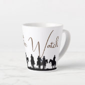 Le Frère regarde Latte Mug (Angle droit)