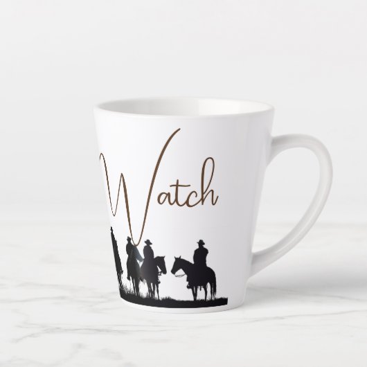 Le Frère regarde Latte Mug (Droite)
