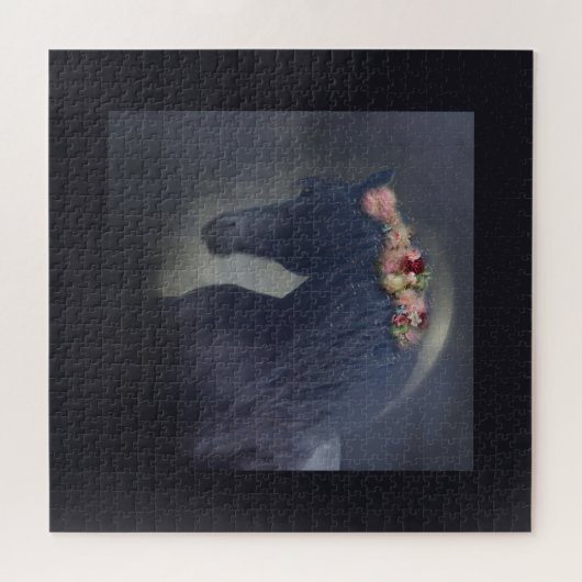 Le frison noir - Puzzle (Horizontal)