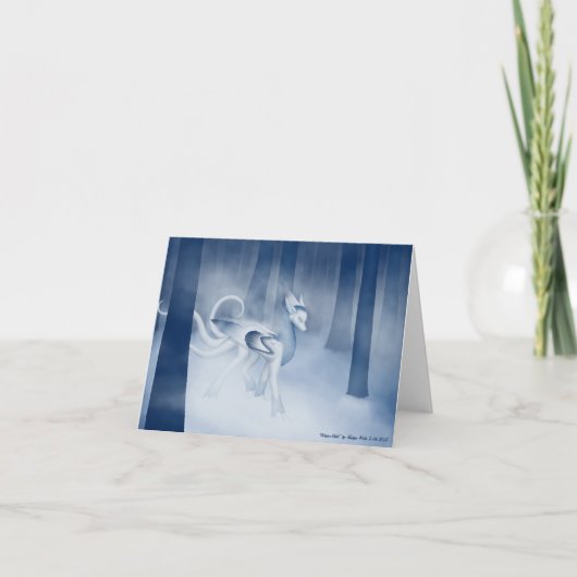 Le "froid d'hiver" par Kaiya jaillit - carte (Devant)