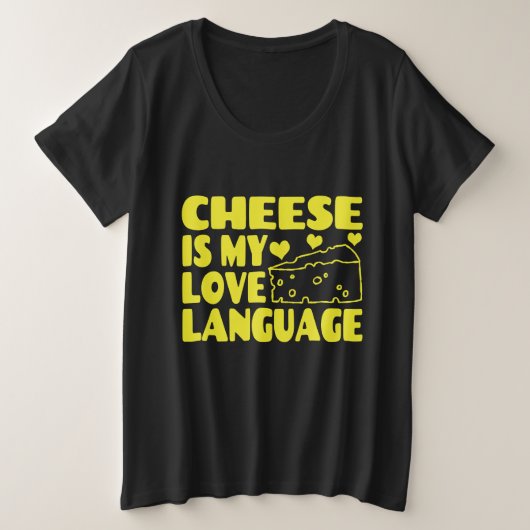 Le fromage est ma langue d'amour - Chesse amoureux (Design devant)