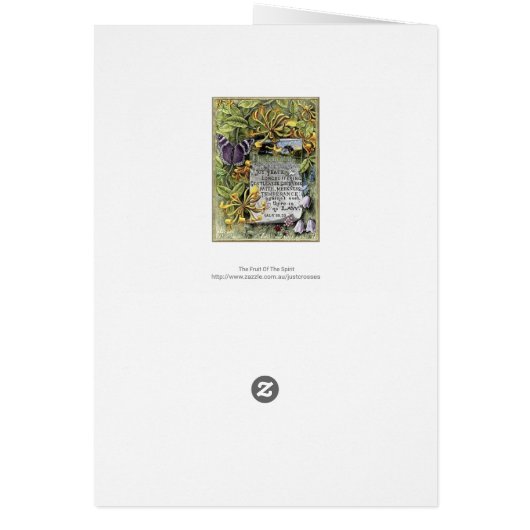 Le Fruit De L'Esprit (Dos)