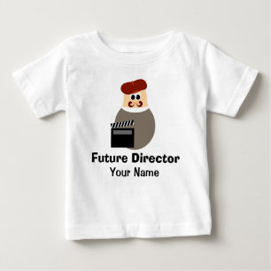 Le futur cinéaste badine le T-shirt