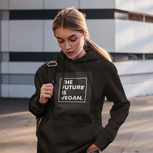 Le Futur Est Végétalien Sweat À Capuche