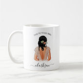 Le Futur Mme Photo Personnalisée Café Mug (Gauche)