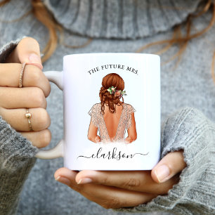 Le Futur Mme Photo Personnalisée Café Mug