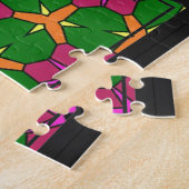 Le gabarit a vu le puzzle - motifs abstraits de (Côté)