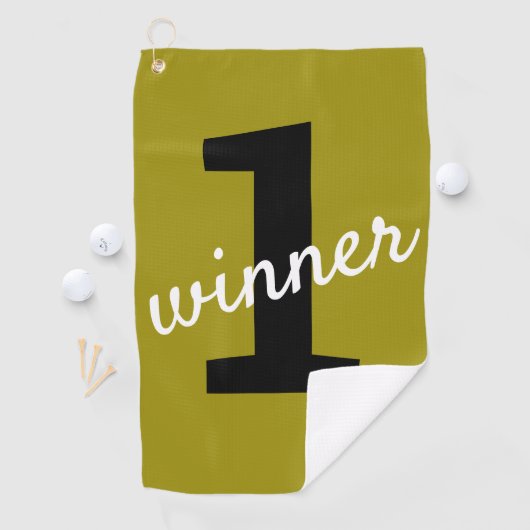 Le "gagnant" de la serviette de golf (En situation)