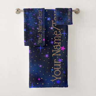Le Galaxy Stars Minuit Bleu Serviette De Bain Ense