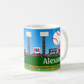 Le garçon de tasse de base-ball personnalisé par (Devant droit)