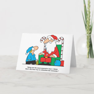 Le garçon demandant Père Noël stimulent la carte
