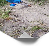 Le garçon et son affiche de la queue (Coin)