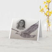 Le garçon qui a volé avec la carte d'Eagles (Fleur jaune)