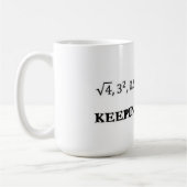 Le gardant vraie tasse de café (Gauche)