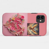 "Le Gardien du Coeur : coque iphone infusé d'amour (Dos (Horizontal))