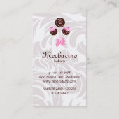 Le gâteau de carte de visite de boulangerie saute (Dos)