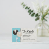 Le gâteau de mariage saute des cartes de visite (Debout devant)