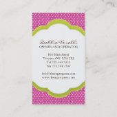 Le gâteau lunatique saute des cartes de visite (Dos)