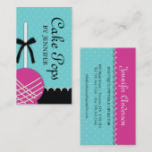 Le gâteau saute des cartes de visite (Devant / Derrière)